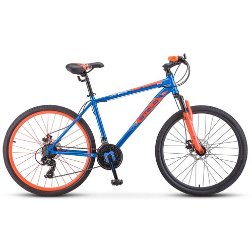 Велосипед 26 STELS Navigator-500 MD Синий/красный велосипед stels стелс navigator 610 md 26 рама 16 антрацит синий 2021