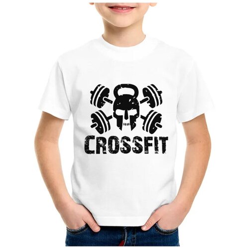 Детская футболка coolpodarok 28 р-р Crossfit (Кроссфит)