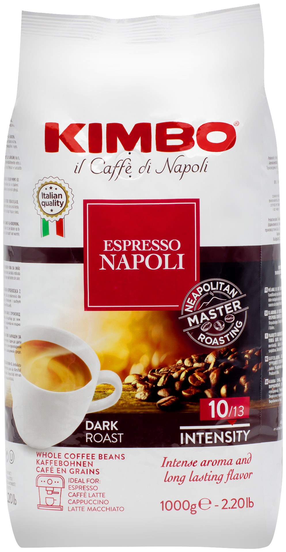 Kimbo Espresso Napoletano кофе в зернах, 1 кг