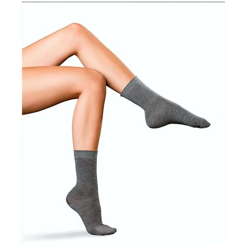 фото Женские носки falke, размер 35-36, серый