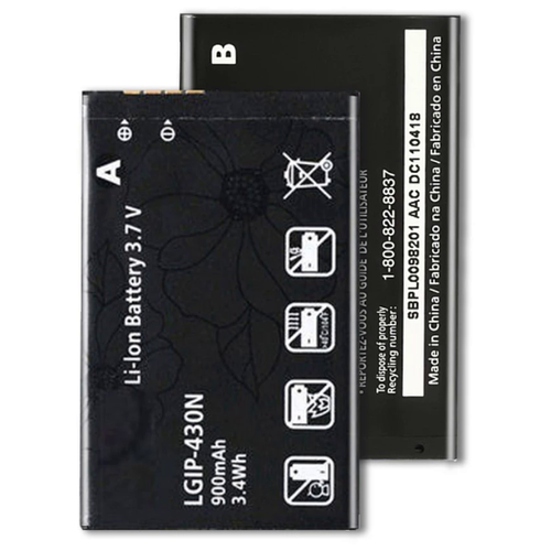 Аккумулятор LG LGIP-430N для LG Cookie Fresh / GS290 / GW300 / LX290 / LX370 / LX370 / MT375 / GM360