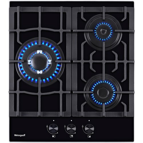 Газовая варочная панель Weissgauff HGG 451 BGB черный 1214100₽