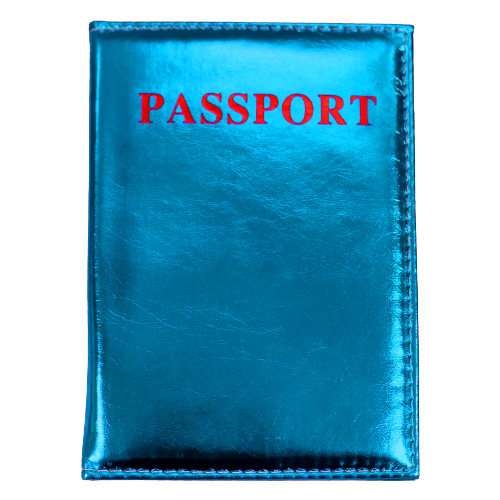 Обложка для паспорта Fostenborn, бирюзовый