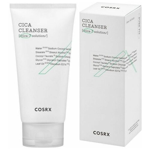 Cosrx Кремовая пенка для умывания для чувствительной кожи Pure Fit Cica Creamy Foam Cleanser, 150 мл cosrx пенка для умывания для чувствительной кожи pure fit cica cleanser 50 мл