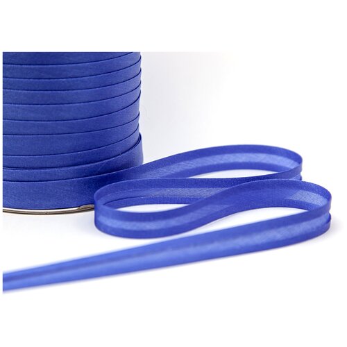 Косая бейка атласная 15 мм*5 м, лента для шитья, лента для рукоделия