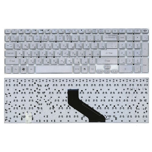 Клавиатура для ноутбука Packard Bell Easynote P7YS0 русская серебряная 226000₽