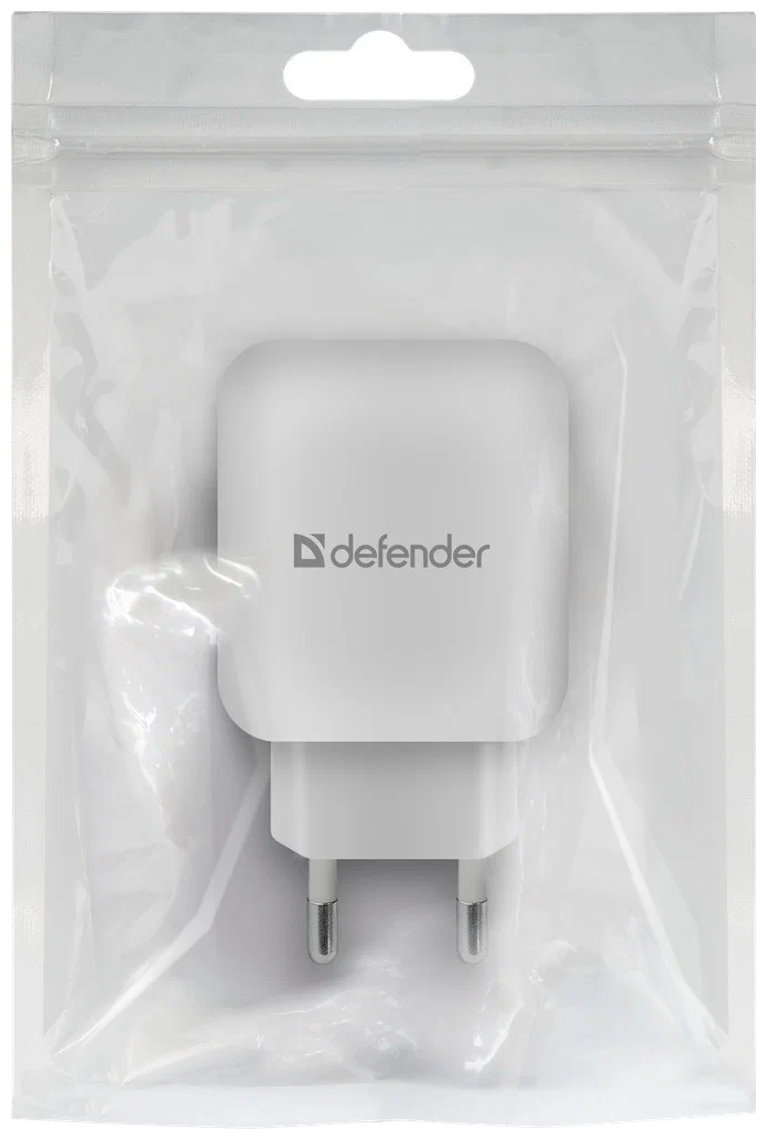 Зарядное устройство сетевое на 2xUSB, DefenderEPA-13 белый, 5V/2.1А, пакет - фотография № 7