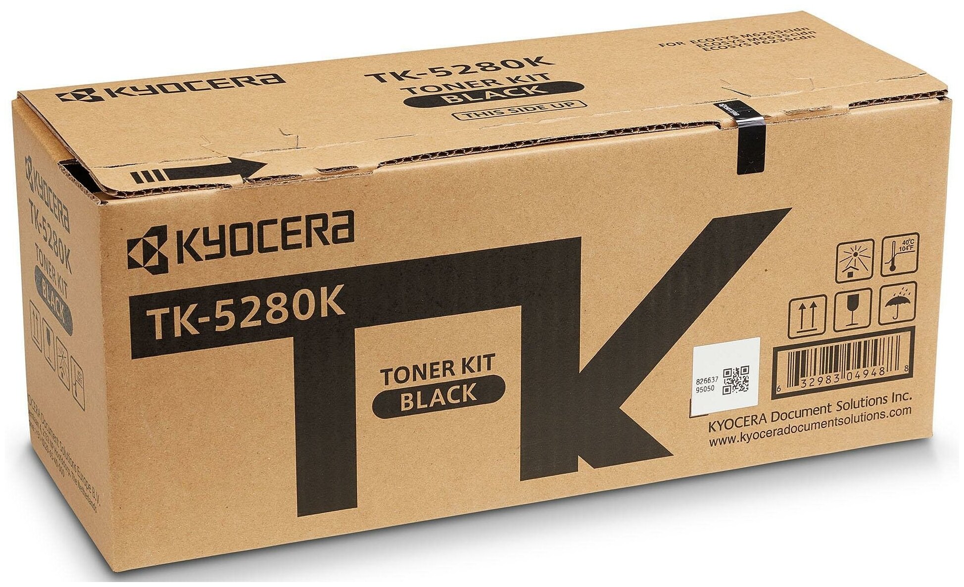Картридж лазерный Kyocera TK-5280K черный (13000стр.) для Ecosys P6235cdn M6235cidn M6635cidn