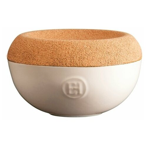 Емкость Emile Henry для хранения соли, цвет крем