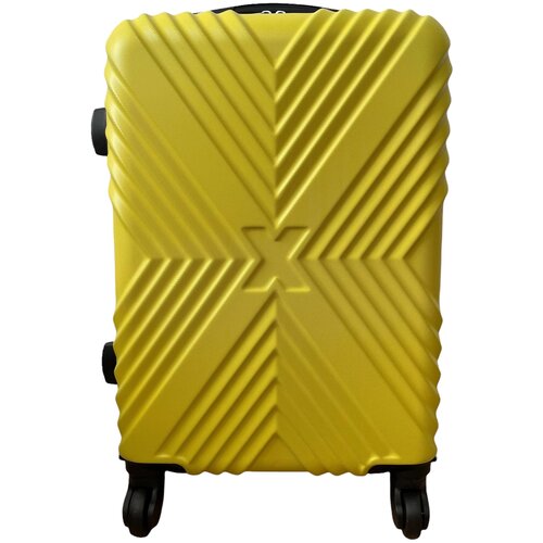 фото Чемодан – ручная кладь (размер s) 40 л, 55x36x20 см, съемные колеса , цвет желтый king of king