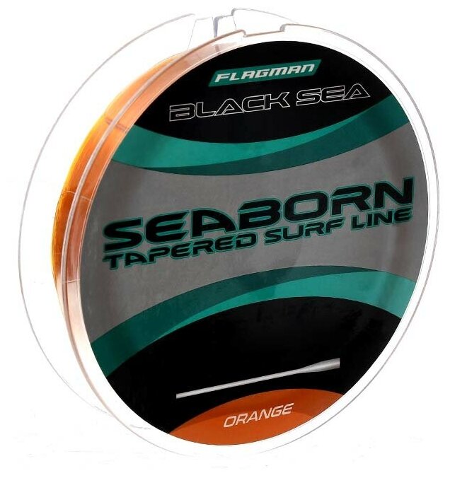 Леска FLAGMAN Black Sea Seaborn Surf Line 250м 0,22-0,57мм 6-30кг