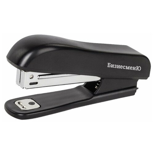 Степлер №10 бизнесменю, до 12 листов, с антистеплером, черный, 227620