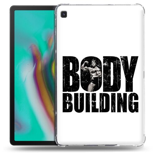 Чехол задняя-панель-накладка-бампер MyPads Боди Билдинг для Samsung Galaxy Tab S5e 10.5 SM-T720/T725 (2019) противоударный