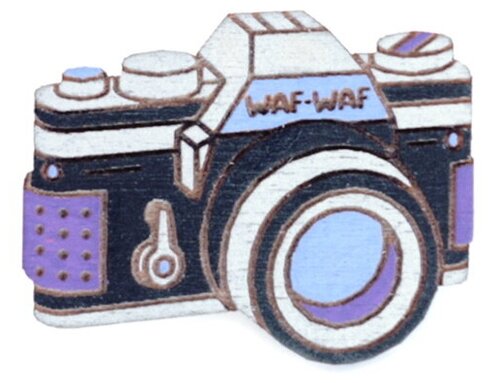 Значок WAF-WAF, белый, черный