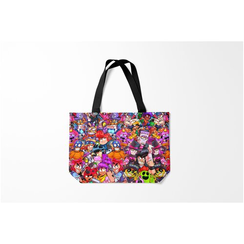 фото Сумка-шоппер / 46х35 см / геймерам / brawl stars burnettie