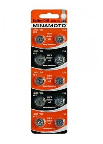 AG3 (LR41) MINAMOTO 10/card — фото 4