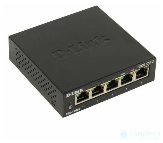 Коммутатор неуправляемый D-Link DGS-1005DJ2A