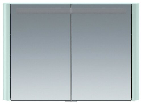 Зеркальный шкаф AM.PM Sensation с подсветкой 100 текстурированный шпон M30MCX1001GG мятный