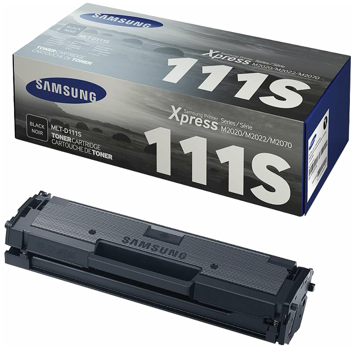 Картридж лазерный SAMSUNG (MLT-D111S) SL-M2020/M2020W/M2070/M2070W, оригинальный, ресурс 1000 стр, SU812A