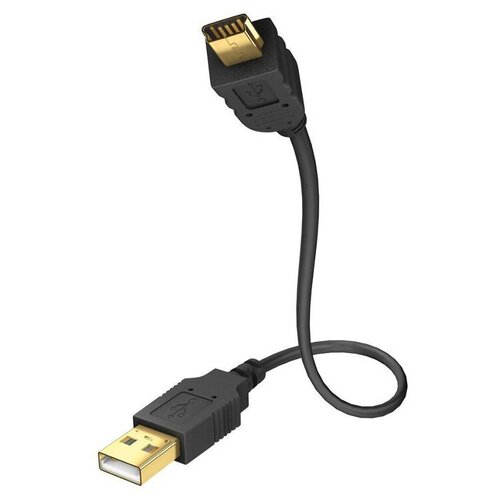 Кабель USB 2.0 Тип A - B 5pin mini Inakustik 01070021 Premium mini USB 1.0m кабель usb inakustik premium high speed usb 2 0 5 m