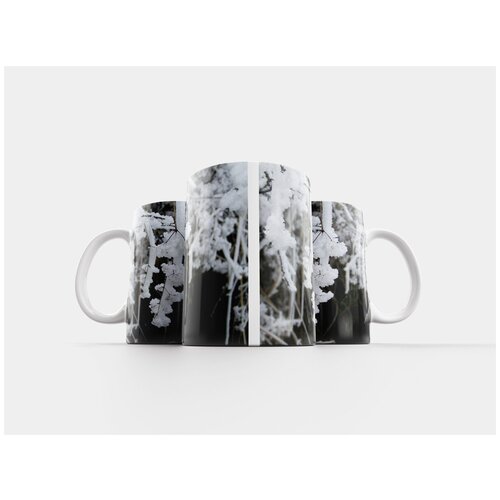 фото Кружка "зима, dérlepte растительность, иней" 320 мл lotsprints