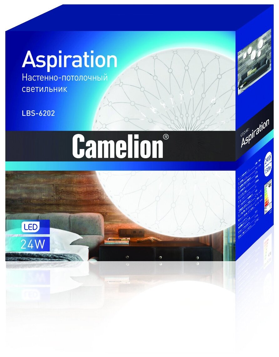 Настенно-потолочный светильник Camelion LBS-6202 - фотография № 3