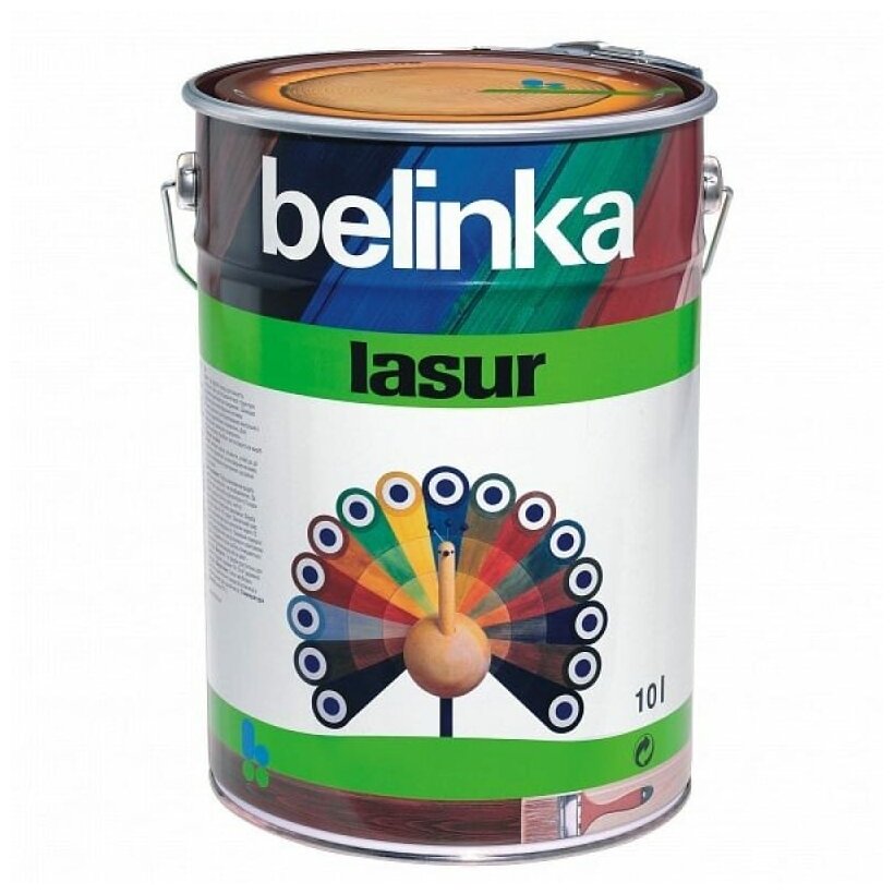 Краска Belinka Lasur №12 10л бесцветный - фото №3