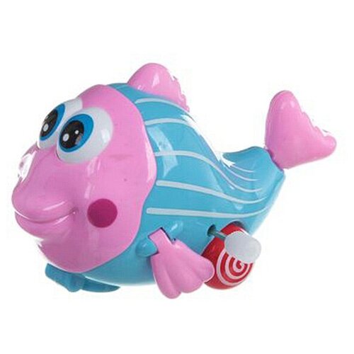 Игрушка пласт.заводная рыба, 6 видов,РАС, арт.549