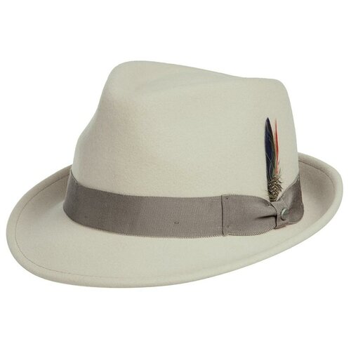 фото Шляпа stetson арт. 1148101 trilby woolfelt (бежевый), размер 63