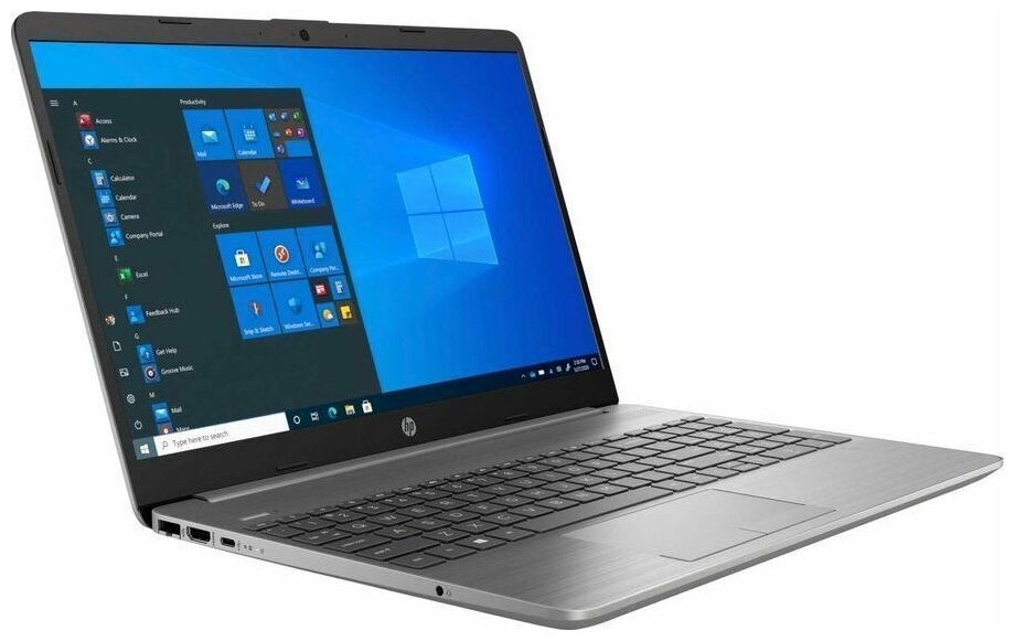 156 Ноутбук HP 250 G8 IPS Intel Core i3 1115G4 30ГГц 8ГБ 512ГБ SSD Intel UHD Graphics Windows 10 Pro 2W9A7EA серебристый