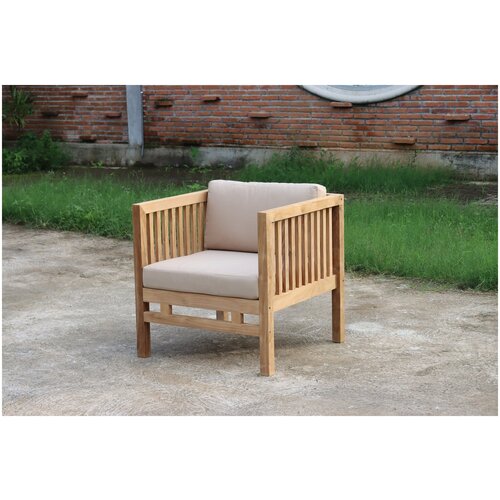Кресло из тика с подушками скамейка из тика lite rodigo с подушками