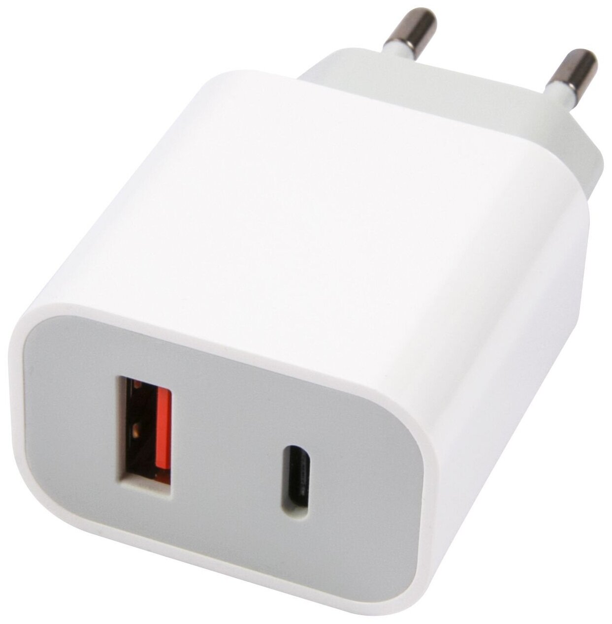 Зарядное устройство Red Line NQC-13 Tech USB + USB Type-C 2.4A PD 20W White УТ000024925