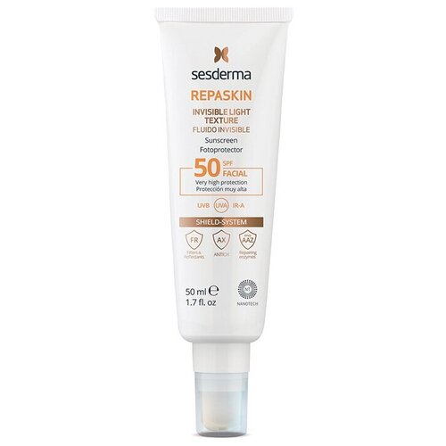 Солнцезащитное средство для лица Sesderma Repaskin с SPF 50, 50 мл