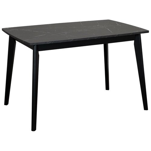 Стол Oslo раскладной 120-160x80x76см, Дуб Навара, чёрный (металлический механизм) / Стол в гостиную / Стол для дачи / Обеденный стол / Кухонный стол