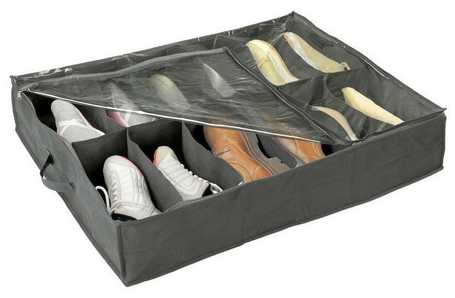 Органайзер для обуви Shoes Organizer Pro с вентиляцией, цвет в ассортименте, Серый