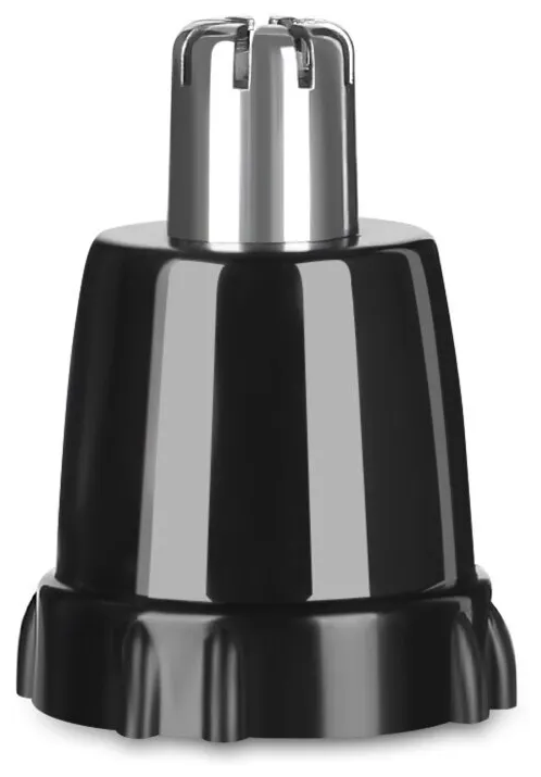 Триммер 2 в 1 для носа, ушей, для окантовки затылка, висков, бороды и усов AlisaFox GM-03105, серебристый - фотография № 7