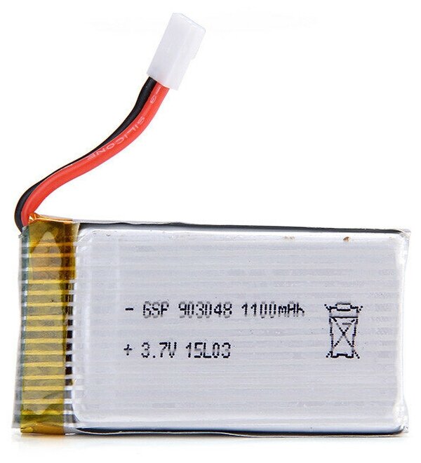 Аккумулятор Li-Po 3.7v 1100mah разъем Molex