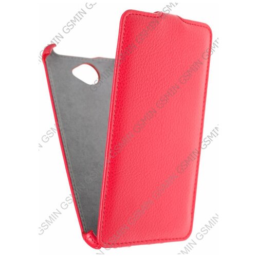 Кожаный чехол для Lenovo S939 Armor Case (Красный)