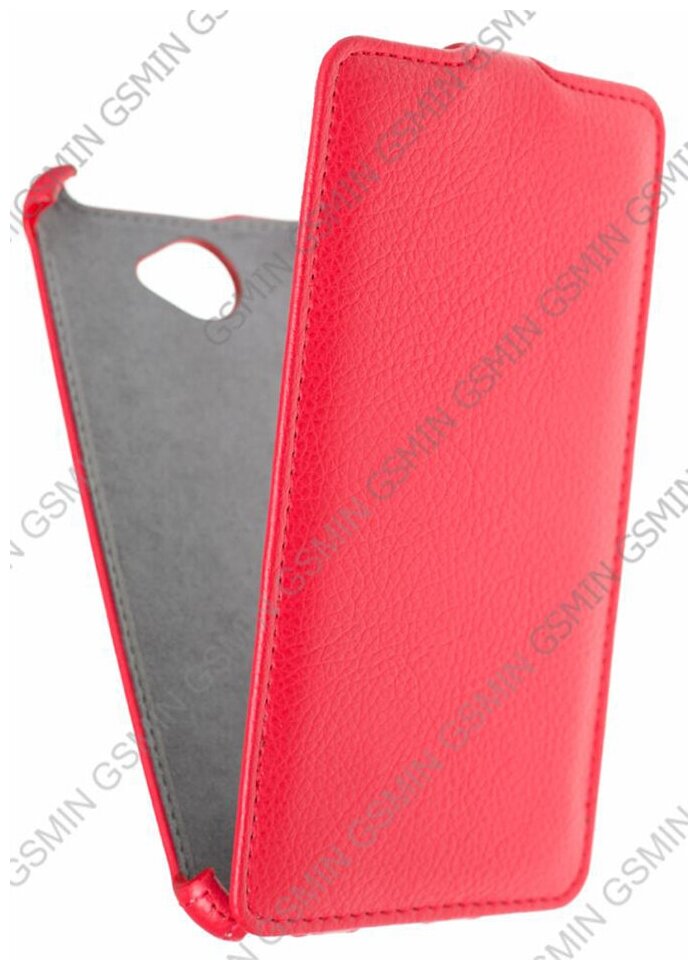 Кожаный чехол для Lenovo S939 Armor Case (Красный)