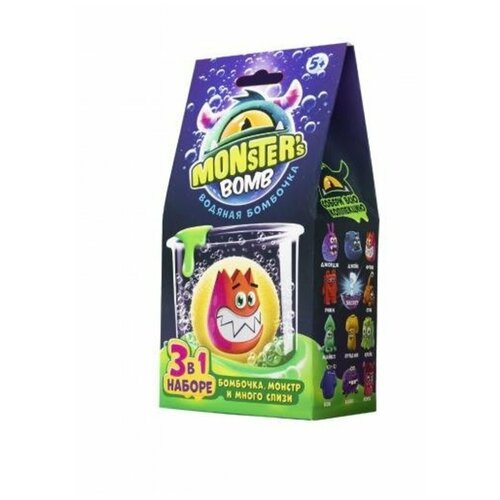 Набор бомбочек Monsters bomb SLIME MB001P