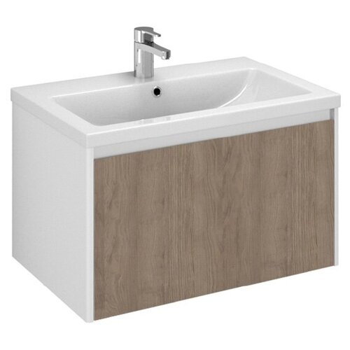 Тумба под раковину Velvex Klaufs 70 tpKLA.70.1Y-617.216 подвесная Белый+дерево