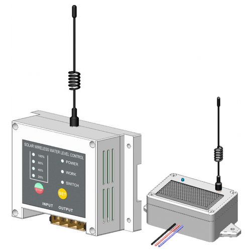 Реле уровня НК-У модель 1/1-DI1/DO1-S-R (радиореле+датчики уровня на солн. батарее)