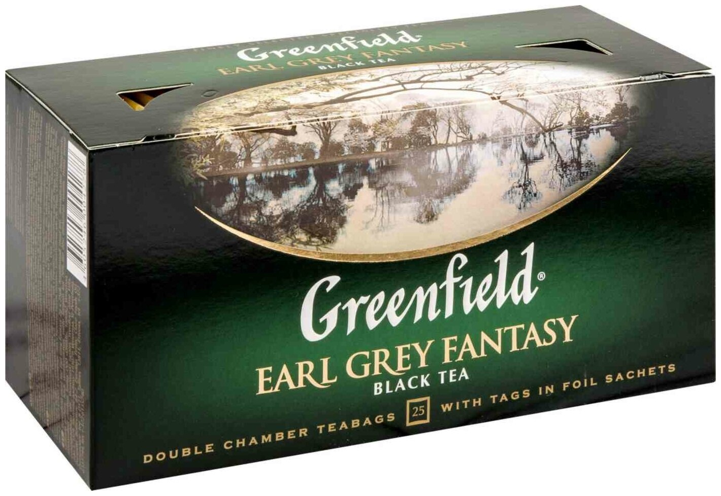 Greenfield Чай в пакетиках Earl Grey Fantasy Бергамот, черный, 25 пакетиков, 2 шт - фотография № 1