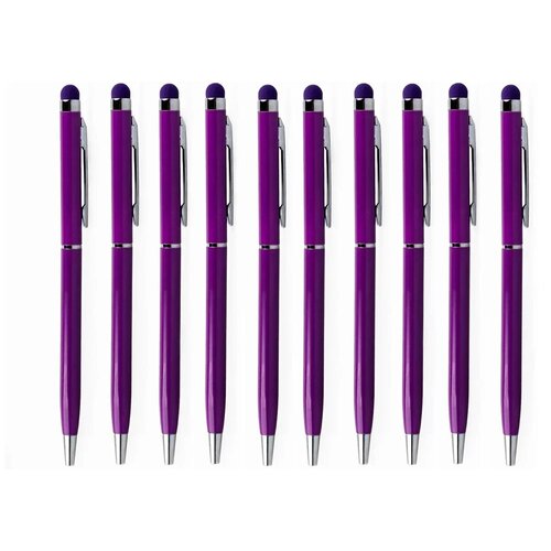 Универсальная стилус-шариковая ручка для сенсорного телефона, экрана ноутбука и планшетов Unzipen набор из 10 штук