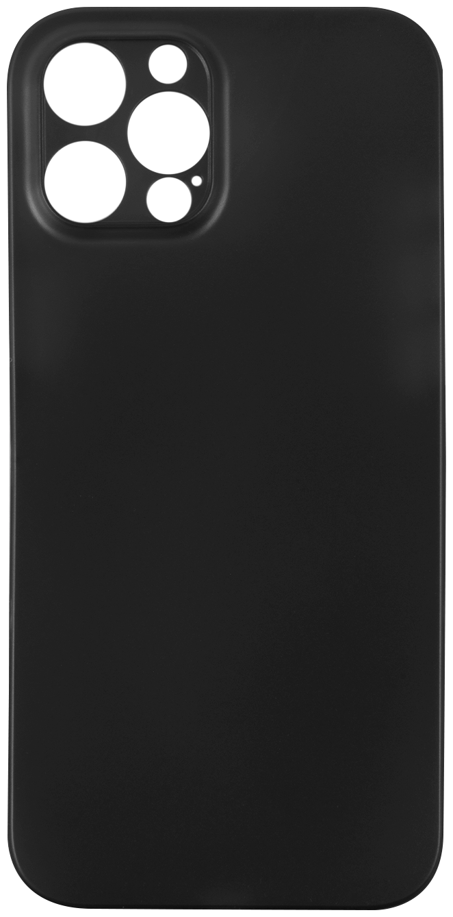 Чехол накладка iBox UltraSlim для Apple iPhone 12 Pro Max (черный) - фото №1