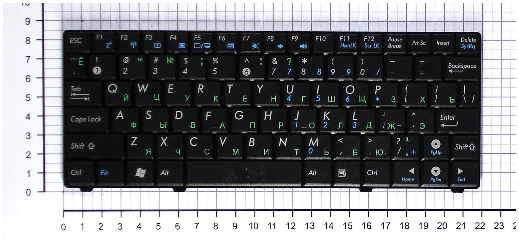 Клавиатура для ноутбука Asus 04GOA092KUS11 русская черная