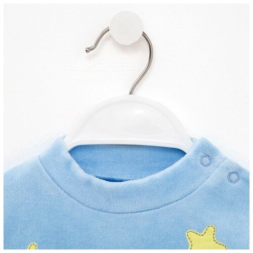 фото Костюм для девочки (джемпер/брюки), цвет голубой, рост 68 luneva