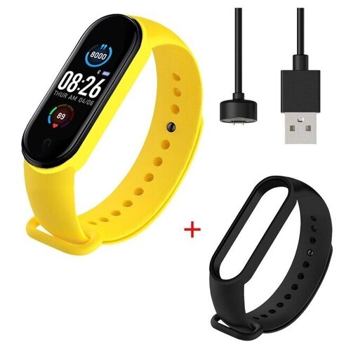 Фитнес Браслет Смарт Часы Smart watch M5 Pro фитнес трекер ip67 smart bracelet Смарт Часы Ремешок М5 М6 желтый 54200₽