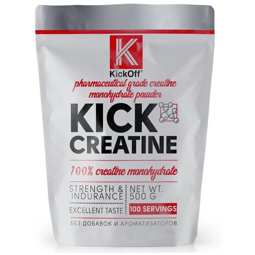 100% креатин моногидрат 150г натуральный 2936 KickOff Kick Creatine Креатин 500 гр.