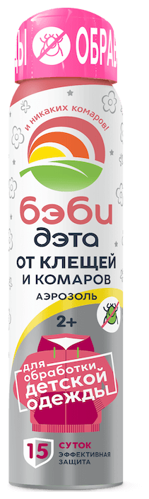 Аэрозоль от клещей и комаров Дэта Детский 100 мл